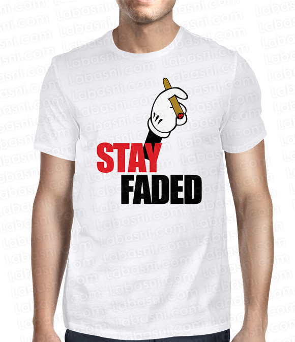 t-shirt stay faded couleur blanche
