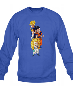 Sweat-shirt dragon ball z gotenks gohan vegito gogeta
