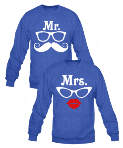 Sweat-shirts couples MR & MRS