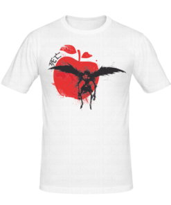 T-shirt Apple of death tee shirt anime, manga, t-shirt manga personnalisé tunisie, impression sur t-shirt, broderie, sérigraphie, impression numérique sur textile, impression t-shirt, promotion t-shirt