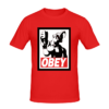 T-shirt Buu Obey, tee shirt anime, manga, t-shirt manga personnalisé tunisie, impression sur t-shirt, broderie, sérigraphie, impression numérique sur textile, impression t-shirt