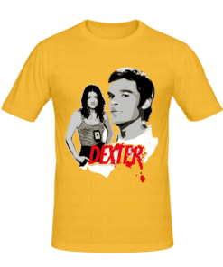 T-shirt Dexter 2 , t-shirt série télé personnalisé tunisie, impression sur t-shirt, broderie, sérigraphie, impression numérique sur t-shirt