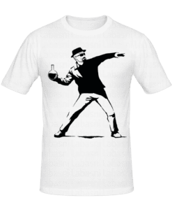 T-shirt Heisenbanksy, T-shirt Film, t-shirt série télé personnalisé tunisie, impression sur t-shirt, broderie, sérigraphie, impression numérique sur textile, impression t-shirt avec motif