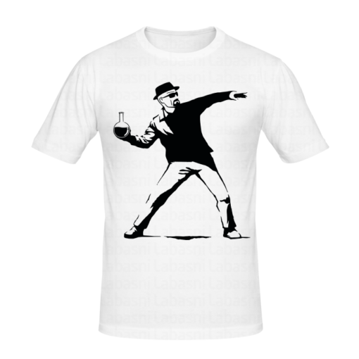 T-shirt Heisenbanksy, T-shirt Film, t-shirt série télé personnalisé tunisie, impression sur t-shirt, broderie, sérigraphie, impression numérique sur textile, impression t-shirt avec motif