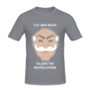 T-shirt cut and wear to join the revolution, t-shirt série télé personnalisé tunisie, impression sur t-shirt, broderie, sérigraphie, impression numérique sur t-shirt