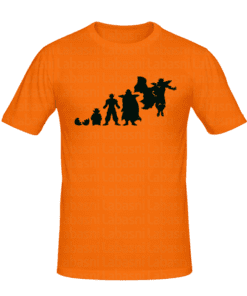 T-shirt Namek Evolution tee shirt anime, manga, t-shirt manga personnalisé tunisie, impression sur t-shirt, broderie, sérigraphie, impression numérique sur textile, impression t-shirt, promotion t-shirt