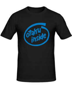 T-shirt Otaku inside tee shirt anime, manga, t-shirt manga personnalisé tunisie, impression sur t-shirt, broderie, sérigraphie, impression numérique sur textile, impression t-shirt, promotion t-shirt