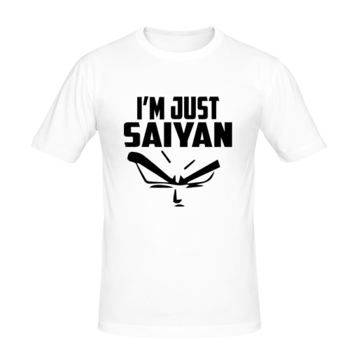 T-shirt Saiyan Forever, shirt anime, manga, t-shirt manga personnalisé tunisie, impression sur t-shirt, broderie, sérigraphie, impression numérique sur textile, impression t-shirt, promotion t-shirt