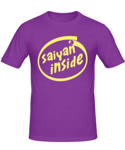 T-shirt Saiyan Inside tee shirt anime, manga, t-shirt manga personnalisé tunisie, impression sur t-shirt, broderie, sérigraphie, impression numérique sur textile, impression t-shirt, promotion t-shirt