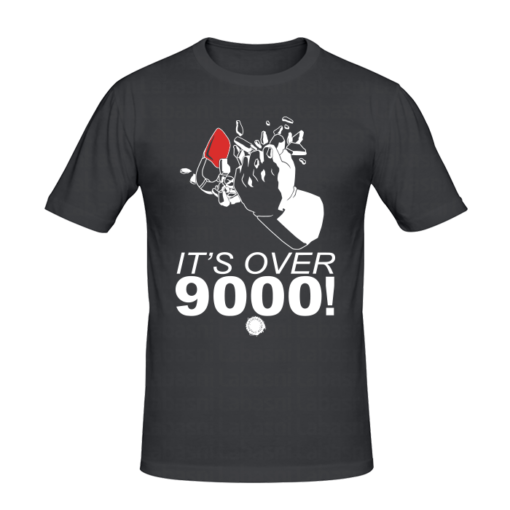 T-shirt Vegeta - It's Over 9000! tee shirt anime, manga, t-shirt manga personnalisé tunisie, impression sur t-shirt, broderie, sérigraphie, impression numérique sur textile, impression t-shirt, promotion
