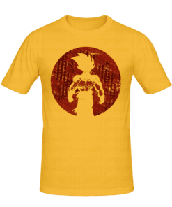 T-shirt crimson-saiyan, tee shirt anime, manga, t-shirt manga personnalisé tunisie, impression sur t-shirt, broderie, sérigraphie, impression numérique sur textile, impression t-shirt