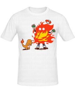 T-shirt pokefailchar tee shirt anime, manga, t-shirt manga personnalisé tunisie, impression sur t-shirt, broderie, sérigraphie, impression numérique sur textile, impression t-shirt, promotion t-shirt