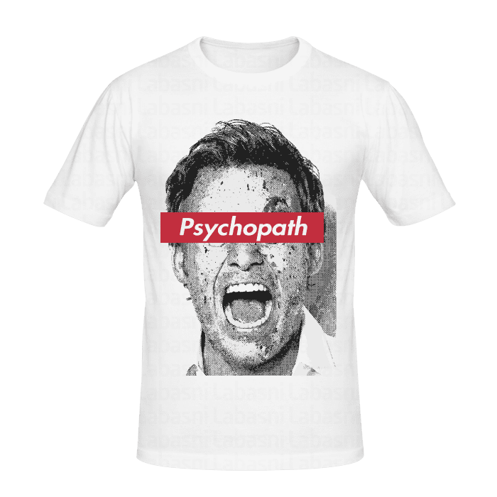 Sérigraphie Impression Broderie T-shirt Psychopath Dexter