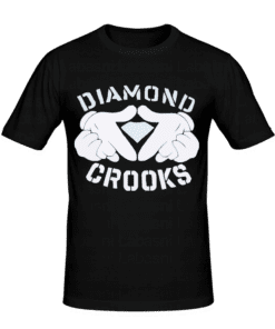 T-shirt Diamond Crooks, T-shirt manga et anime en tunisie, tee shirts personnalisés manga et anime, t-shirts personnalisés en tunisie