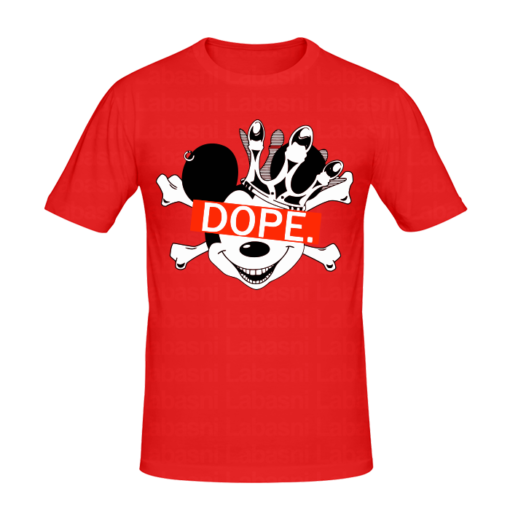 T-shirt Dope Mickey, T-shirt swag et hisper en tunisie, tee shirts personnalisés swag et hisper, t-shirts personnalisés en tunisie