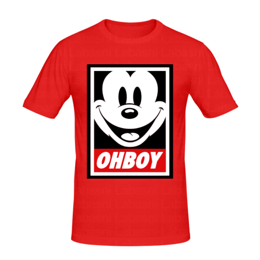 T-shirt OHBOY, T-shirt swag et hisper en tunisie, tee shirts personnalisés swag et hisper, t-shirts personnalisés en tunisie