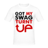 T-shirt got my swag turnt up, T-shirt swag et hipster en tunisie, tee shirts personnalisés swag et hipster, t-shirts personnalisés en tunisie