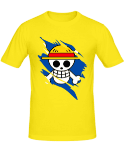 T-shirt luffy, T-shirt manga et anime en tunisie, tee shirts personnalisés manga et anime, t-shirts personnalisés en tunisie