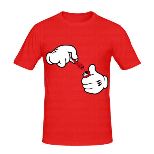 T-shirt mickey hands, T-shirt swag et hisper en tunisie, tee shirts personnalisés swag et hisper, t-shirts personnalisés en tunisie