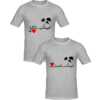 T-shirts couples حبيتك بالصيف حبيتك بالشتي, T-shirt couples en tunisie, tee shirts personnalisés pour amoureux, t-shirts personnalisés en tunisie
