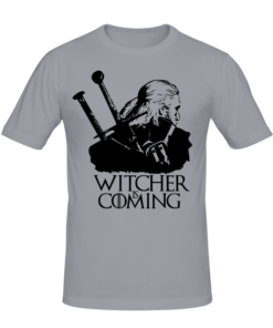 T-shirt Witcher is coming, T-shirt cinéma et télévision, tee shirts personnalisés cinéma et télévision, t-shirts personnalisés en tunisie