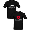 T-shirts couples أنا العروسة و أنا العروس, T-shirt couples en tunisie, tee shirts personnalisés pour amoureux, t-shirts personnalisés en tunisie