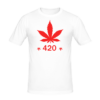 T-shirt marijuana 420, cool and funny, tee shirts personnalisés cool and funny, t-shirts personnalisés en tunisie