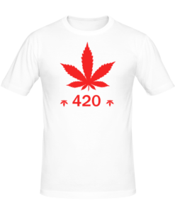 T-shirt marijuana 420, cool and funny, tee shirts personnalisés cool and funny, t-shirts personnalisés en tunisie