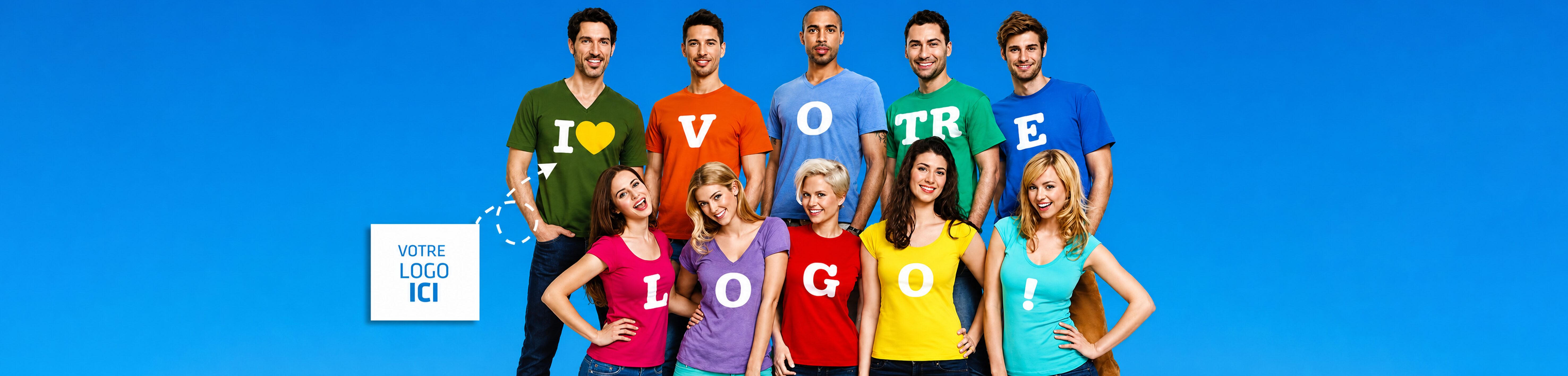 Impression de t-shirts personnalisés avec logo en Tunisie